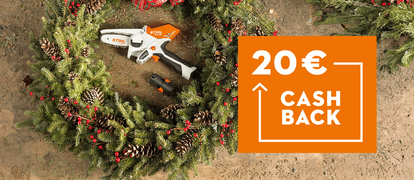 Header für STIHL Cashback Aktion AS-System